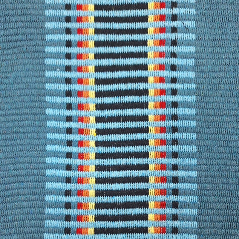 Cotton blanket without fringes