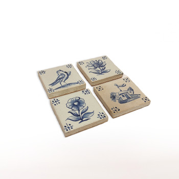 Conjunto de mini azulejos