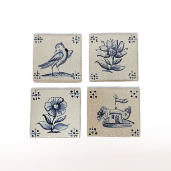 Conjunto de mini azulejos