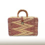 Cesta de junco Zig Zag