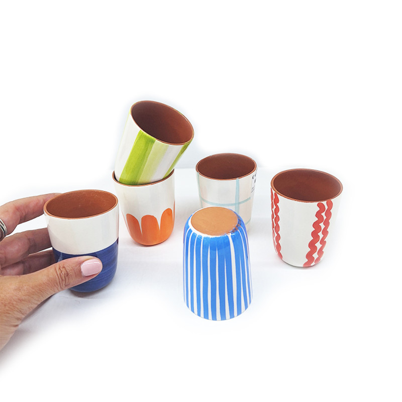 Conjunto de 6 copos de café/licor