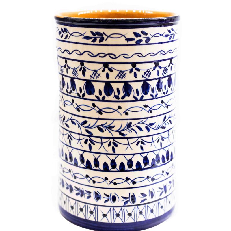 Garrafeira em cerâmica-azul e branca