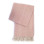 100% Wool blanket-herringbone pink pattern