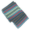 Traditional teal blanket