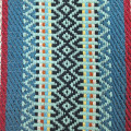 Traditional teal blanket