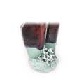 Stylized nativity scene - red and turquoise