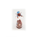 Nativity scene inside a cloche glass dome-miniature