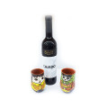 Conjunto de vinho Caiado com 2 canecas típicas do Alentejo