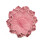 Castiçal Flor, em cerâmica - cor de rosa