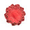 Castiçal Flor em cerâmica-vermelho