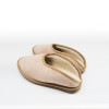 Wool slippers with rubber sole