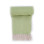 Lime green herringbone natural blanket