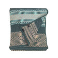 Cotton blanket without fringes
