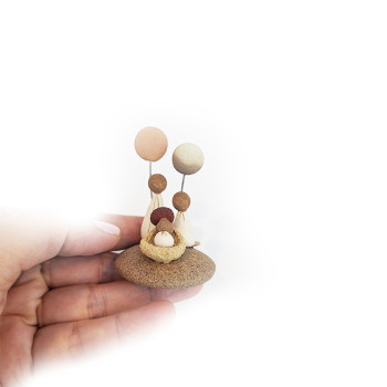 Presépio de grés em miniatura