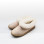 Wool slippers with rubber sole