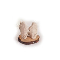 Small fabric nativity scene