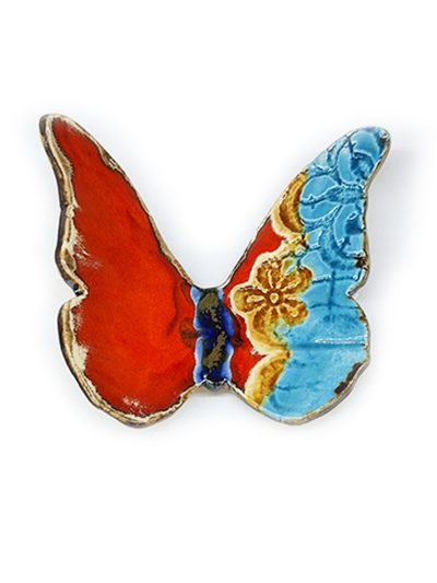 Borboleta em cerâmica-tamanho médio