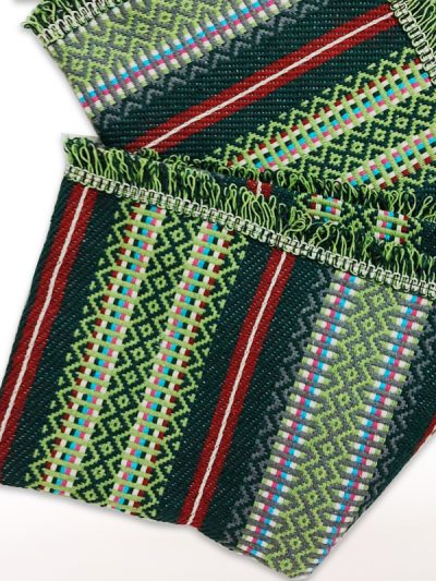 Manta tradicional verde