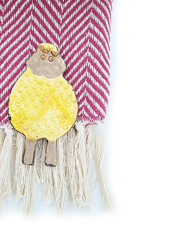 Conjunto manta com ovelha
