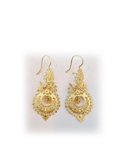 Brincos de rainha – filigrana portuguesa