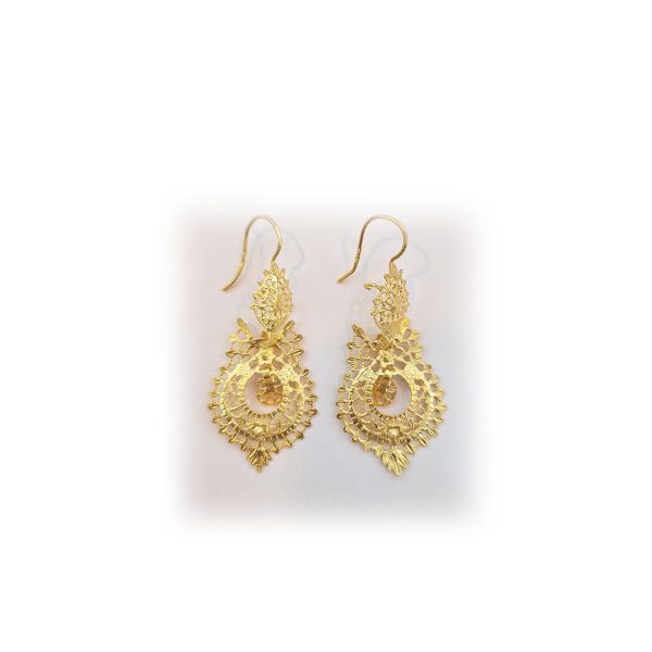 Brincos de rainha - filigrana portuguesa